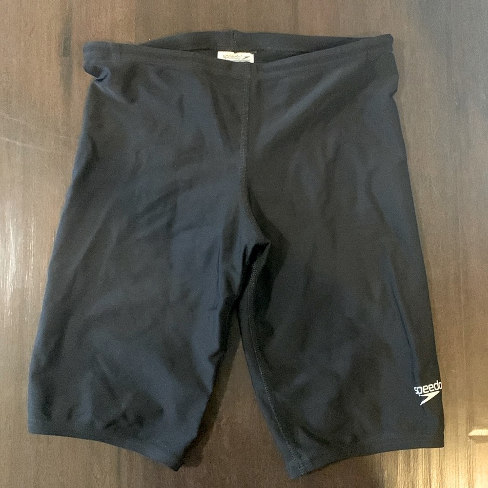 Speedo boy black swim pants size 12T